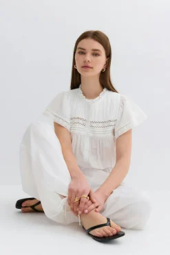 Gina Tricot Pepu boue Hvit Hot