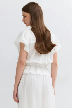 Gina Tricot Pepu boue Hvit Hot