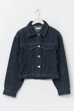 Gina Tricot Pepu bouce deni jacket Blå Discount