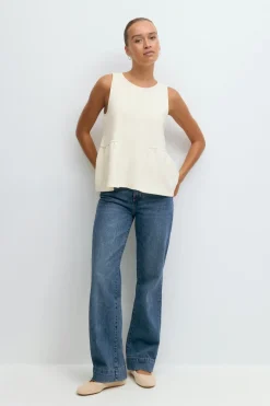 Gina Tricot Pepu top Hvit Discount
