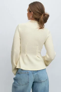 Gina Tricot Pepu top Hvit Hot