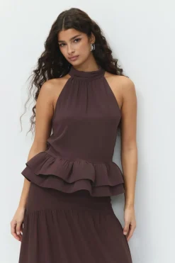 Gina Tricot Pepu top Brun Best