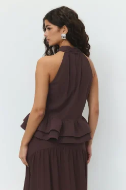Gina Tricot Pepu top Brun Best