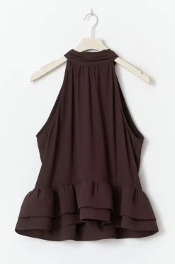 Gina Tricot Pepu top Brun Best