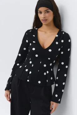 Gina Tricot Pepu top Svart