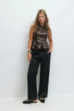 Gina Tricot Pepu top Brun Online