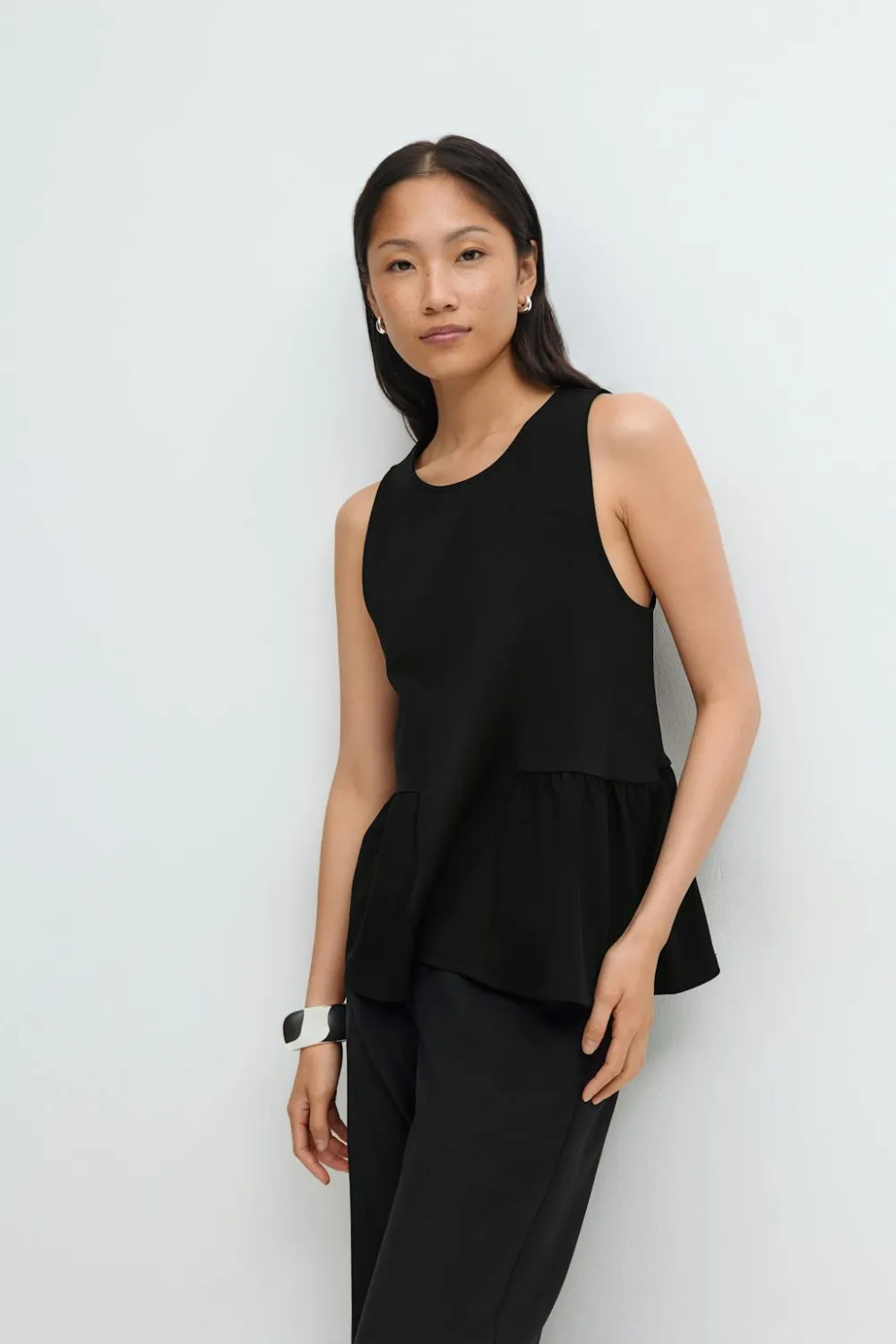 Gina Tricot Pepu top Svart Hot