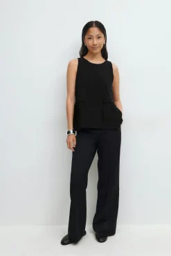Gina Tricot Pepu top Svart Hot