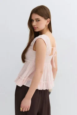 Gina Tricot Pepu top Rosa