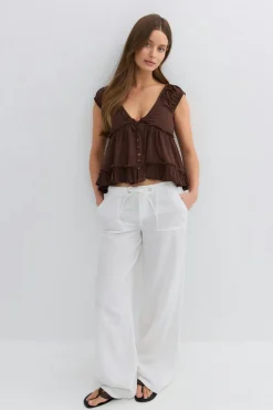 Gina Tricot Pepu top Brun