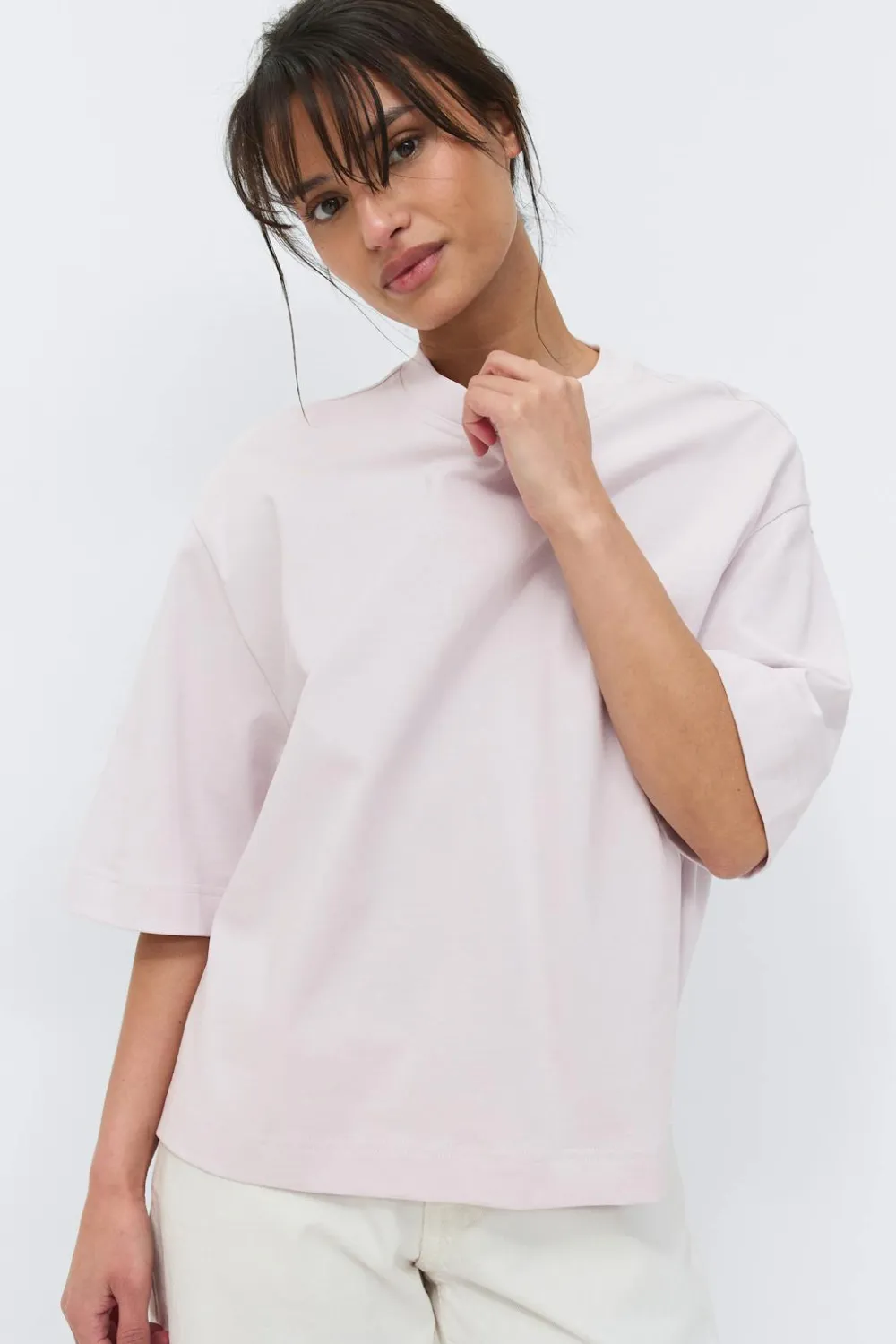 Gina Tricot Perfect boxy tee Lilla Sale