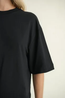 Gina Tricot Perfect boxy tee Svart New