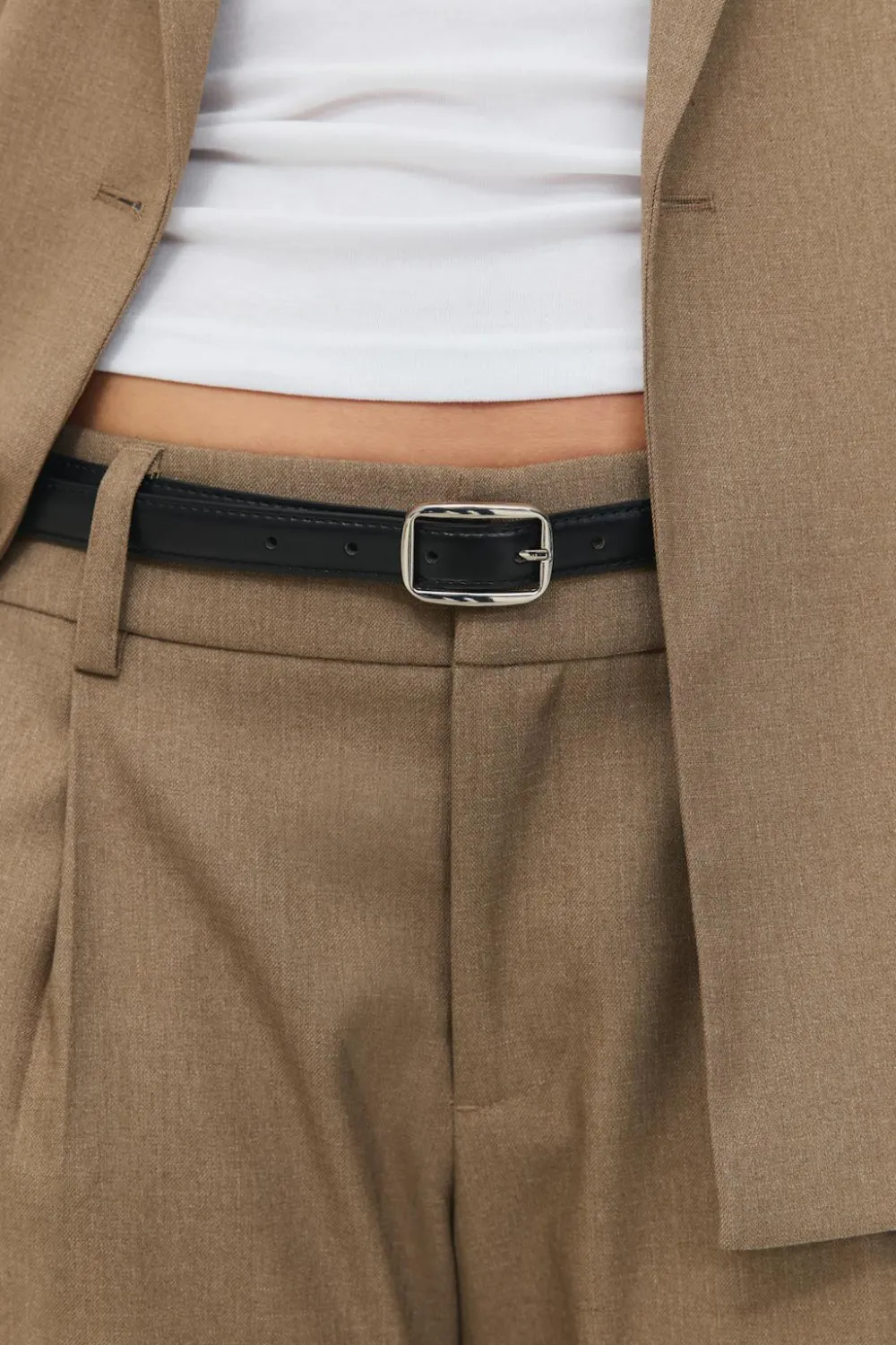Gina Tricot Perfect suit belt Svart New
