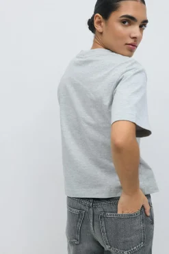 Gina Tricot Perfect tee Grå Clearance