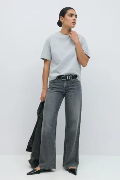 Gina Tricot Perfect tee Grå Clearance