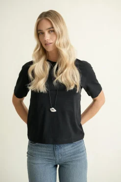 Gina Tricot Perfect tee Svart Hot