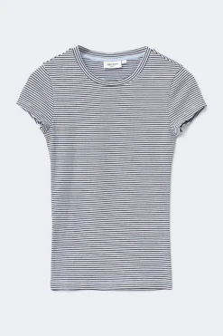 Gina Tricot Perfect tight tee Blå Sale