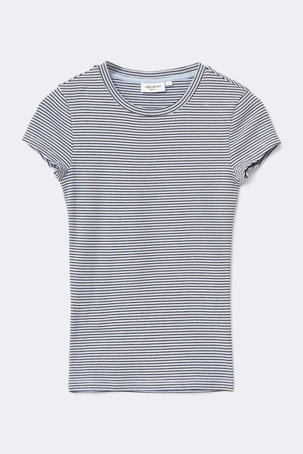 Gina Tricot Perfect tight tee Blå Sale