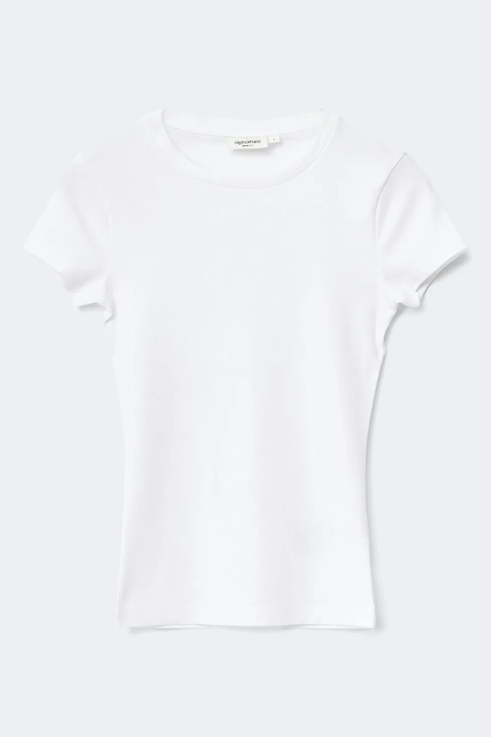 Gina Tricot Perfect tight tee Hvit New