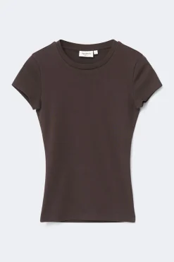 Gina Tricot Perfect tight tee Brun Hot