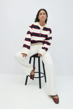 Gina Tricot Perfect wide jeans Hvit Online