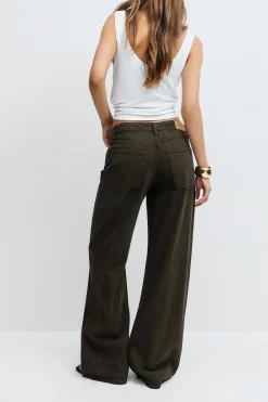 Gina Tricot Perfect wide jeans Brun Discount