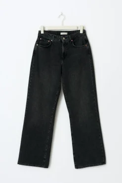 Gina Tricot Perfect wide jeans Svart Discount