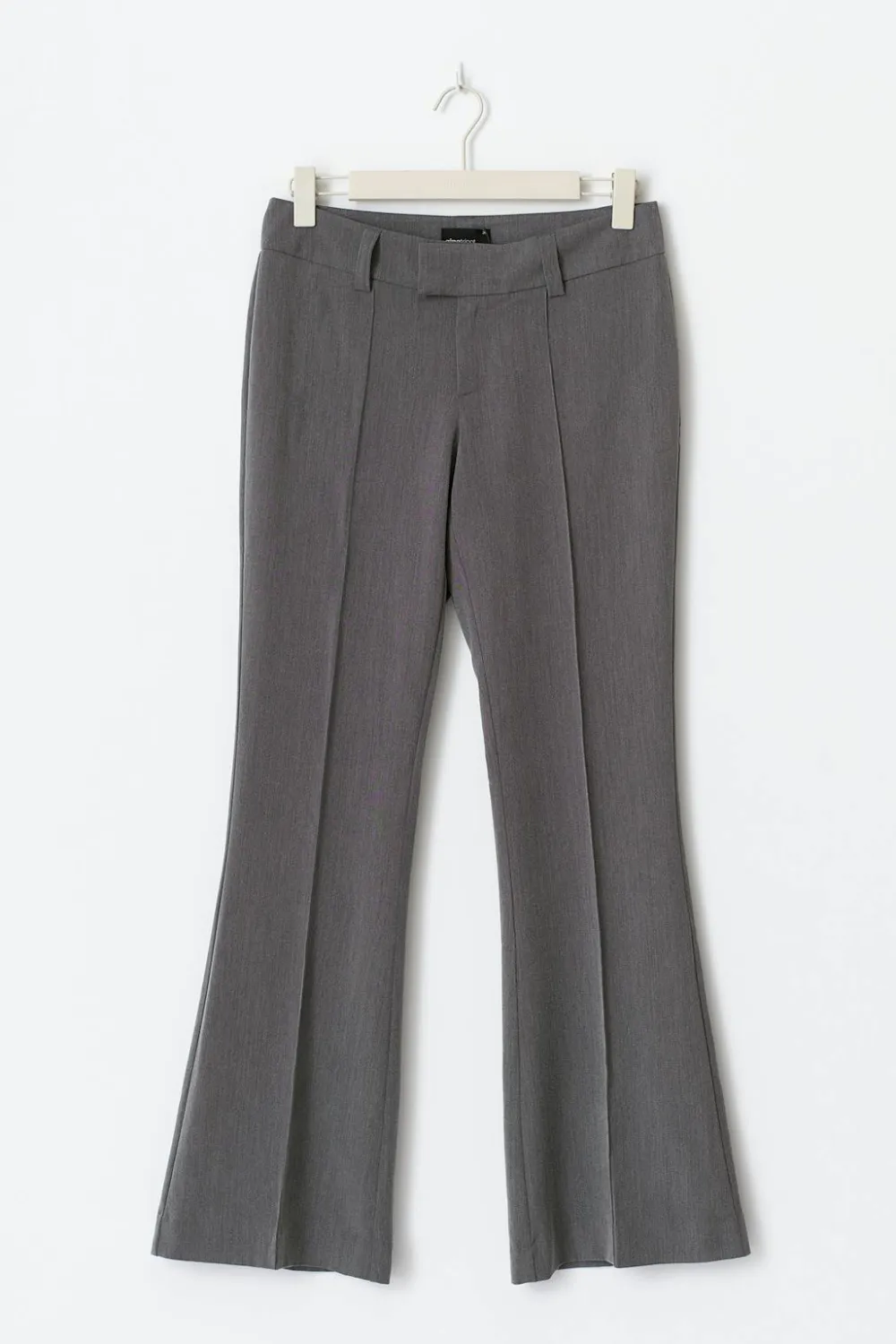 Gina Tricot Petite low bootcut trousers Grå New