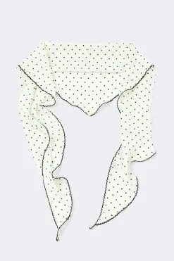 Gina Tricot Picot edge hip scarf Svart Discount