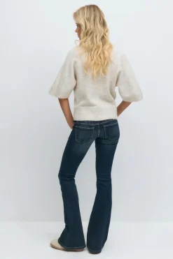 Gina Tricot 14+ peated fare jean Blå Online