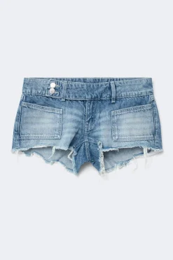 Gina Tricot 14+ peated ow deni hort Blå Sale