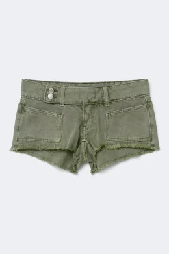 Gina Tricot 14+ peated ow deni hort Grønn New