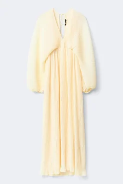 Gina Tricot Pleated maxi dress Gul