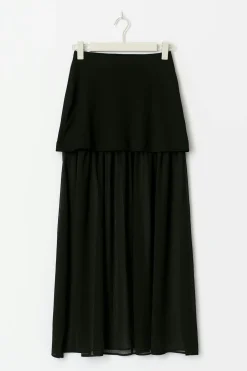Gina Tricot Peated axi kirt Svart Online