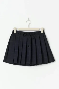Gina Tricot Peated ini kirt Blå