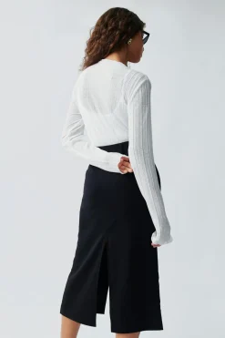 Gina Tricot Peated kirt Svart Best