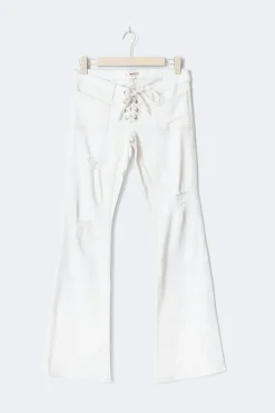 Gina Tricot 14+ peated tie jean ta Hvit New
