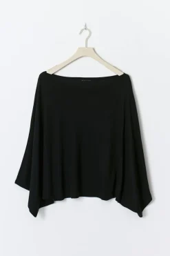 Gina Tricot Poncho top Svart Clearance