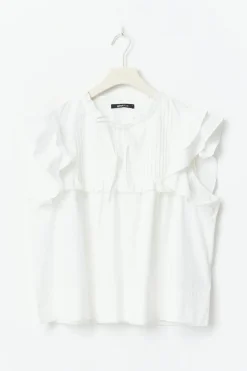 Gina Tricot Popin fri top Hvit Best