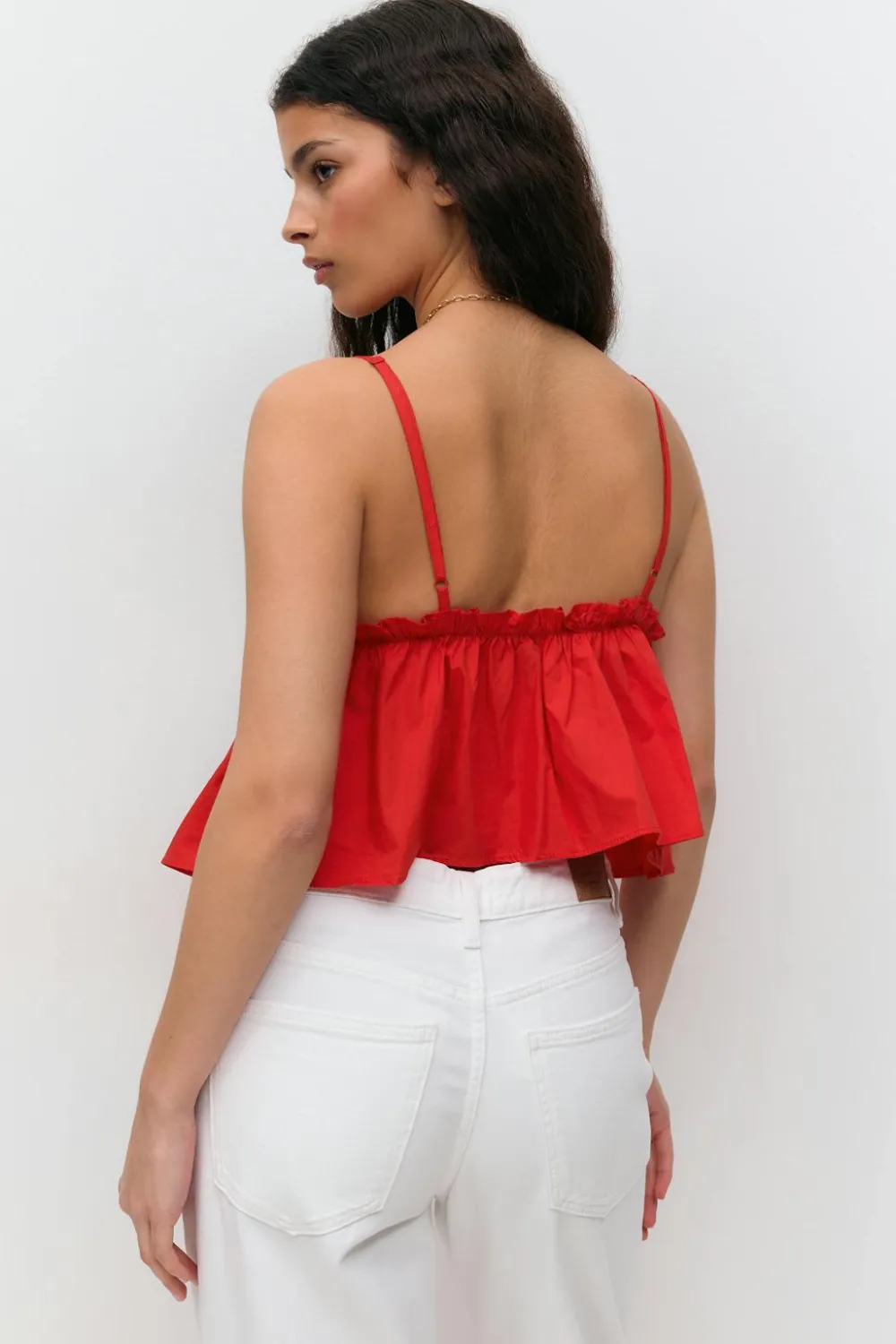 Gina Tricot Popin inget Rød Hot