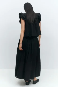 Gina Tricot Popin kirt Svart Online