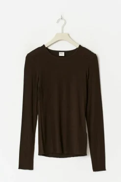 Gina Tricot Preiu ong eeve top Brun Best