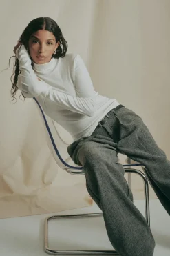 Gina Tricot Preiu poo top Hvit Discount