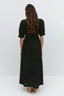 Gina Tricot Puff eeve dre Svart Discount
