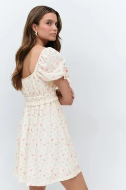 Gina Tricot Puff eeve dre Rosa Outlet