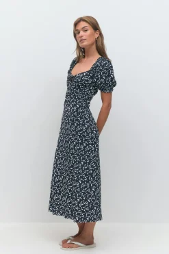 Gina Tricot Puff eeve idi dre Blå Best