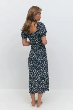 Gina Tricot Puff eeve idi dre Blå Best