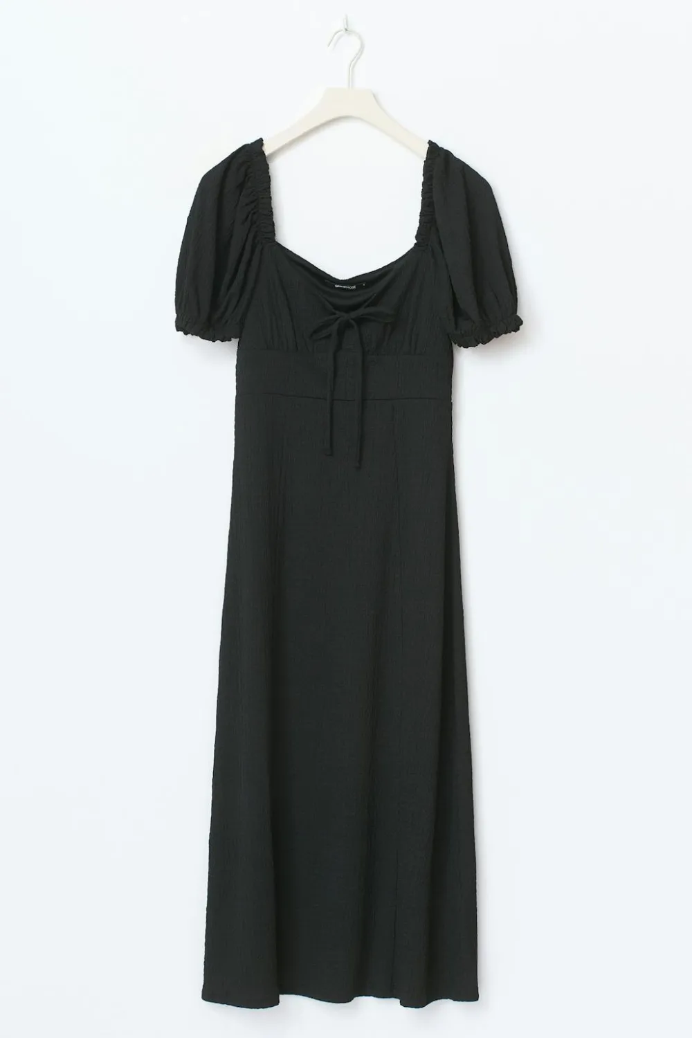 Gina Tricot Puff eeve idi dre Svart Clearance