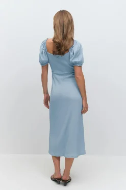 Gina Tricot Puff eeve idi dre Blå New