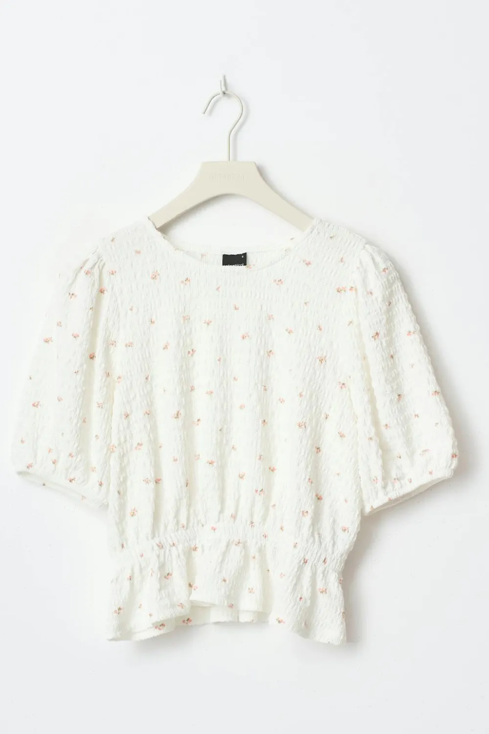 Gina Tricot Puff eeve top Hvit Online